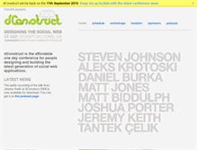 Tablet Screenshot of 2008.dconstruct.org