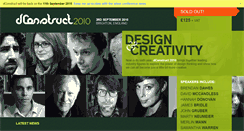 Desktop Screenshot of 2010.dconstruct.org