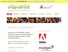 Tablet Screenshot of 2007.dconstruct.org